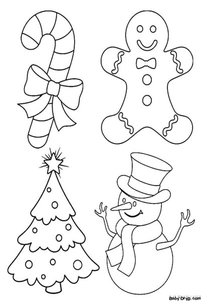 Раскраска "мишки"