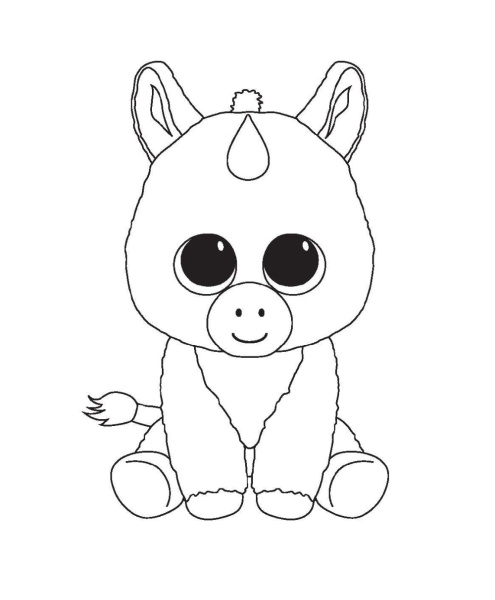 Раскраска. Медвежонок