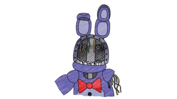 Голова Бонни раскраска