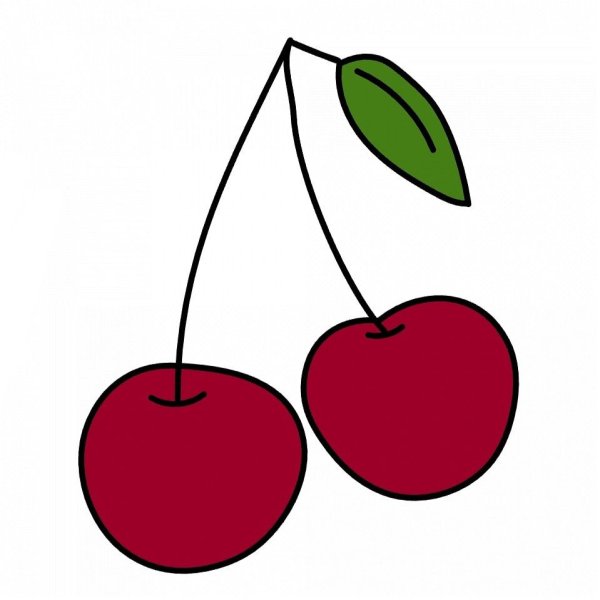 Рисование Вишенки в младшей группе