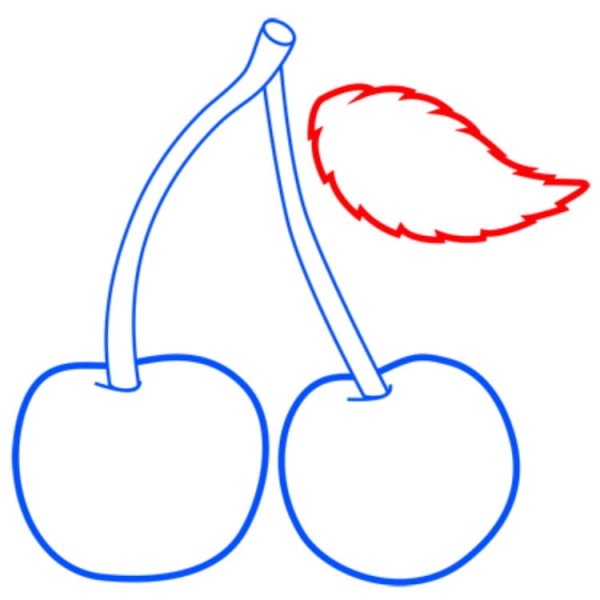 Нарисовать вишню