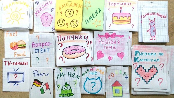 Наклейки для срисовки лёгкие еда