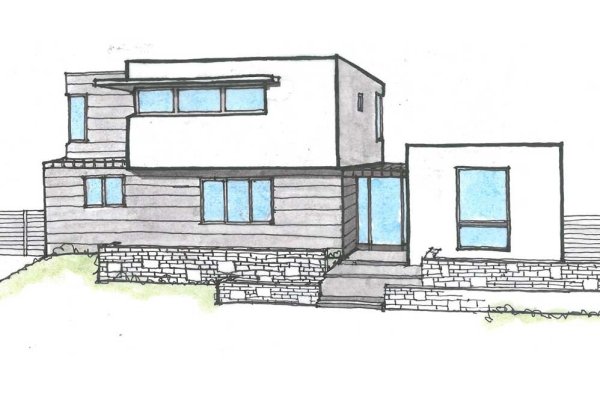 Нарисовать современный дом