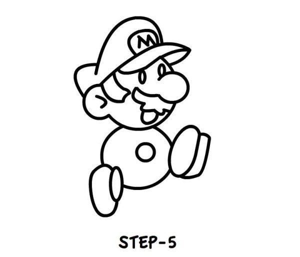 Раскраска Марио Денди