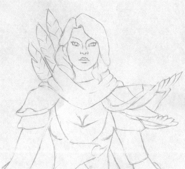 Герои из дота 2 карандашом