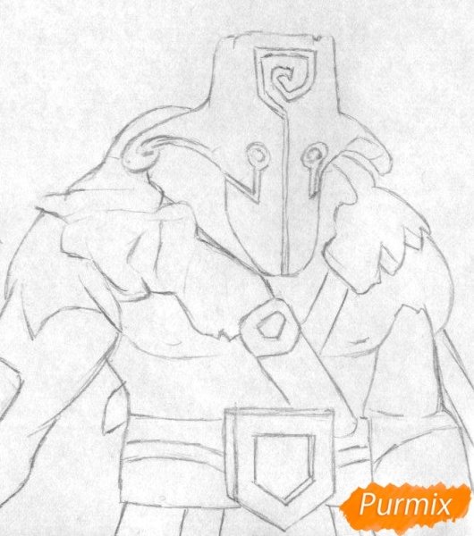 Dota 2 Джаггернаут карандашом