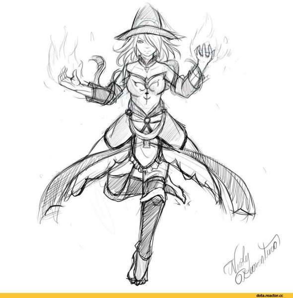 Раскраски дота 2 герои