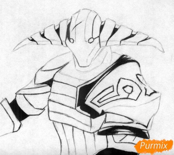 Juggernaut Dota 2 раскраска