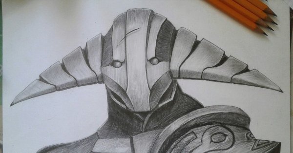 Герои Dota 2 карандашом
