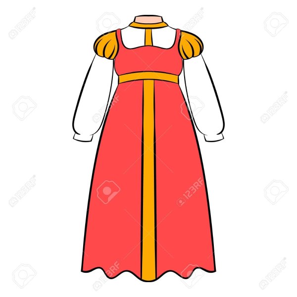 Раскраска "народные костюмы"