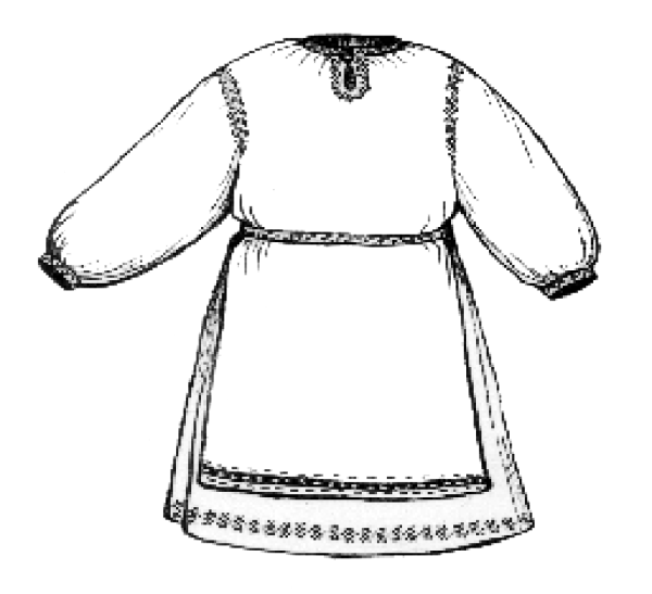 Эскиз народного костюма