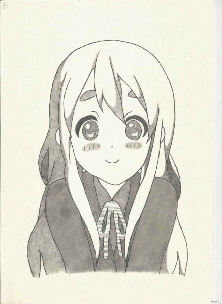 Аниме рисунки карандашом