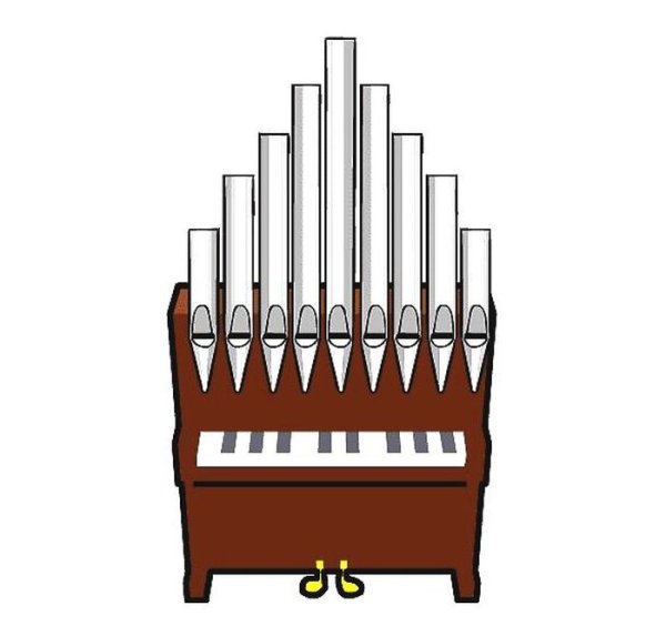 Нарисовать орган