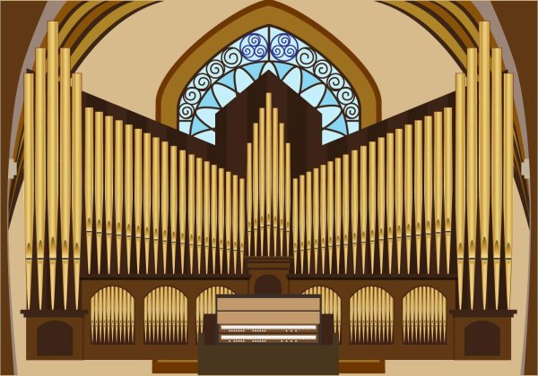 Нарисовать орган