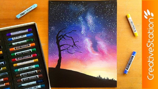 Сухая пастель для начинающих