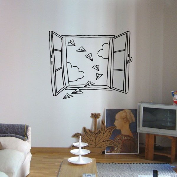 Рисунки синим карандашом