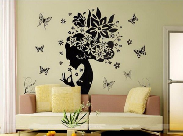 Рисунки на стену карандашом