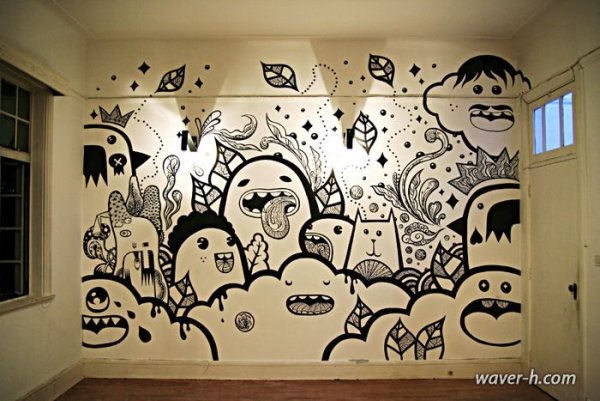 Трафареты для стен