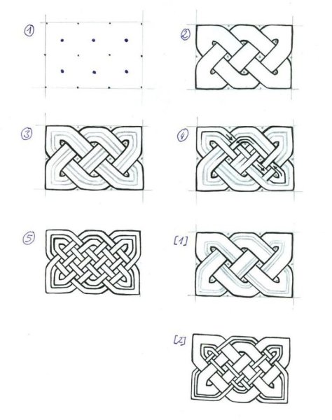 Узоры карандашом