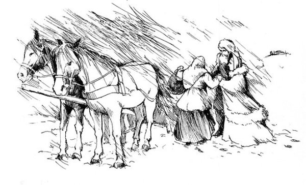 Иллюстрации к рассказу метель Пушкина