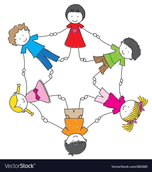 Хоровод раскраска для детей