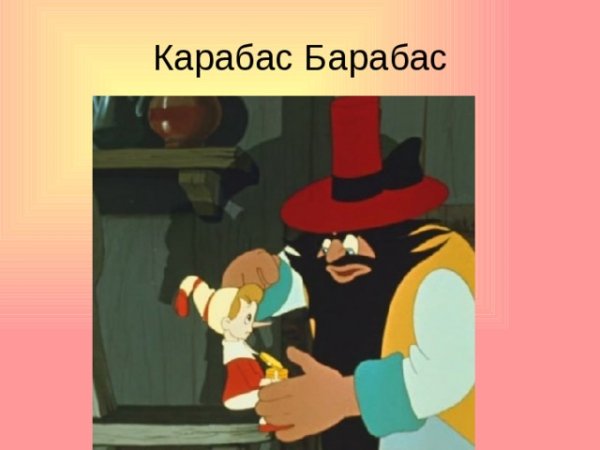 Карабас барабас раскраска