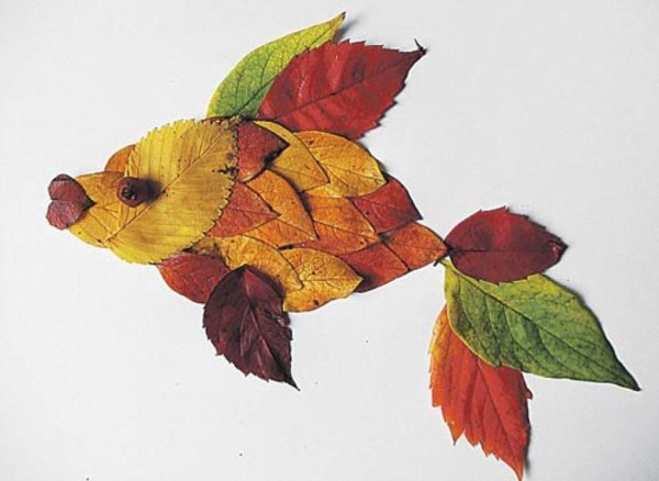 Поделки из листьев 1 класс