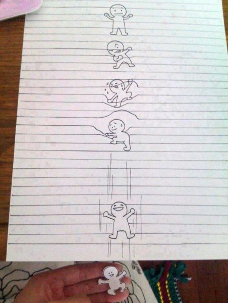 Рисунки в тетради