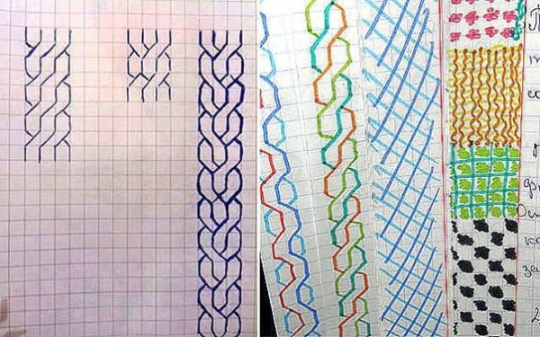Страшные рисунки ручкой в тетради