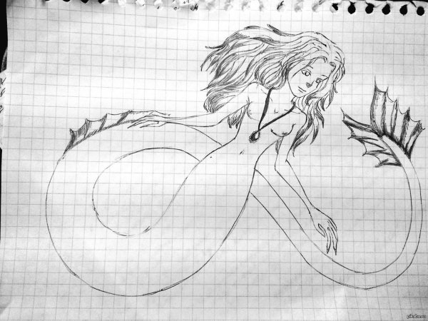 Зарисовки в тетради