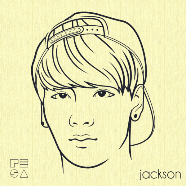 Наклейки БТС чёрно белые