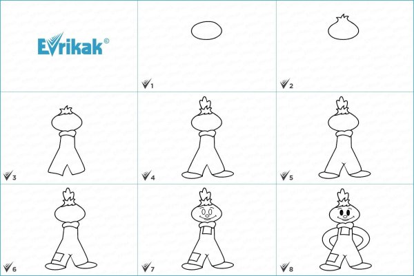 Малыш и Карлсон. Раскраска