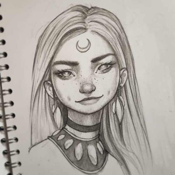 Рисунки для скетчбука девочки