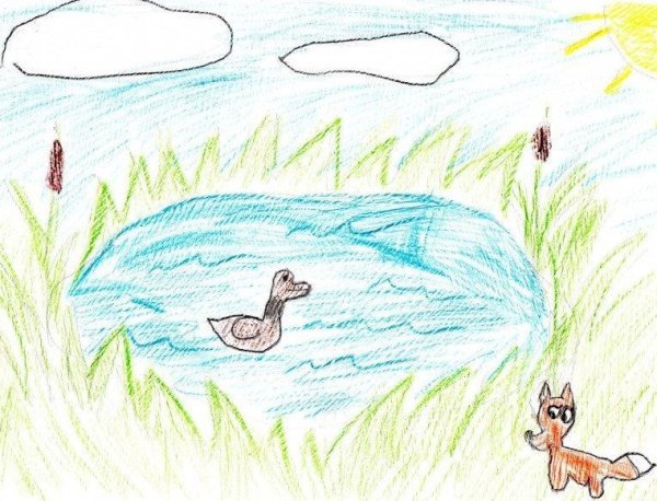 «Рисование иллюстраций к сказке д. н. Мамина-Сибиряка „серая шейка“»