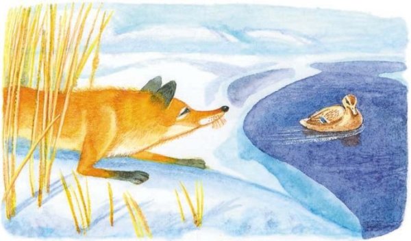 Поэтапное рисование утки для детей