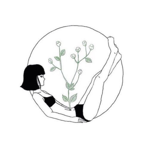 Рисунки в круге для скетчбука