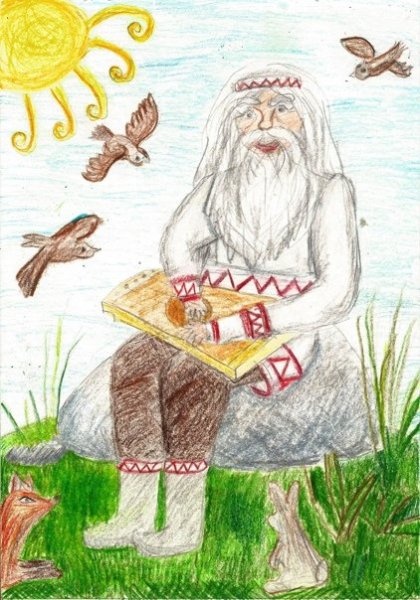 Рисунок Карело финский эпос Калевала