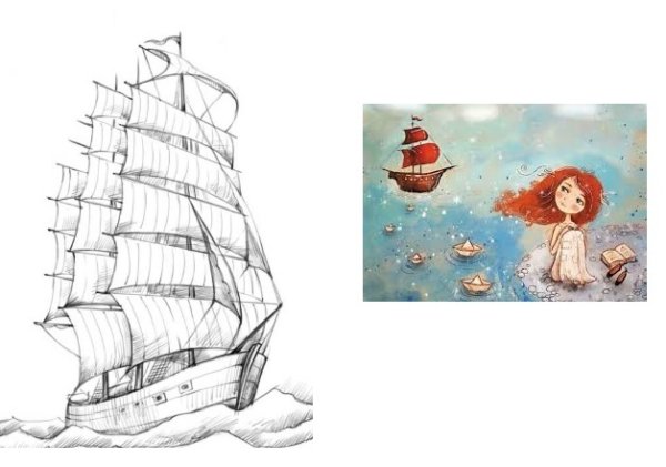 Сюжет Алые паруса рисунок