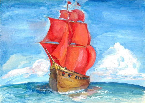 Алые паруса рисунок
