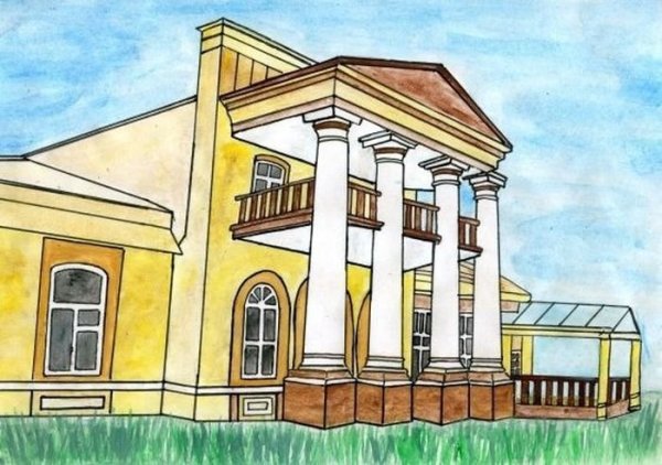 Музей раскраска