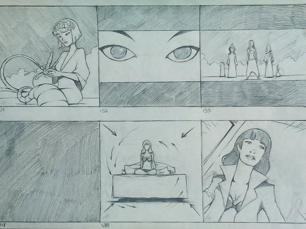 Раскадровка иллюстрации