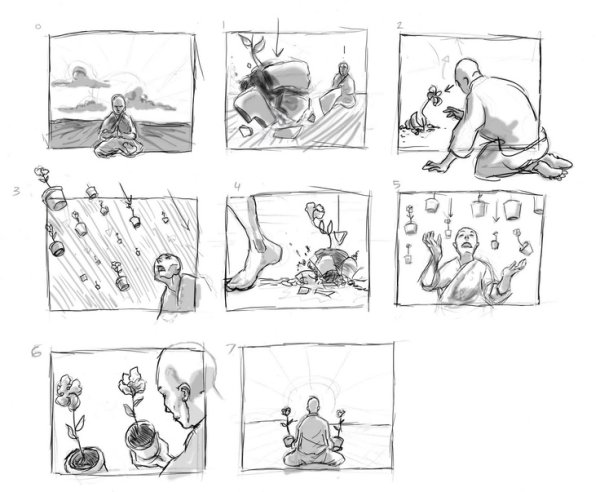 Зарисовки раскадровки