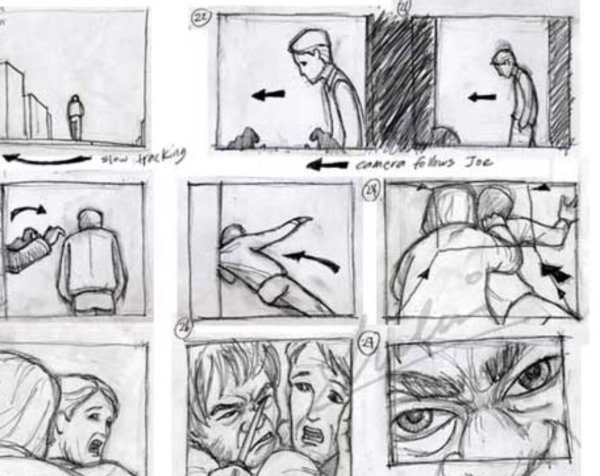 Раскадровка иллюстрации