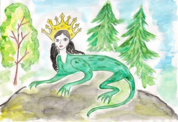 Баба Яга рисовать