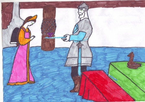 Царевна лягушка для срисовки