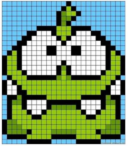 Рисунки квадратиками