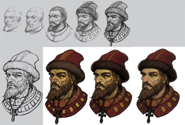 Легкий портрет Ивана Грозного