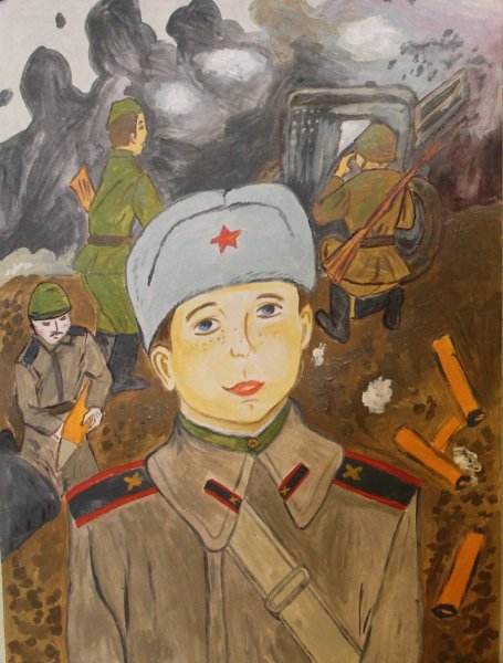 Иллюстрация к произведению Катаева сын полка