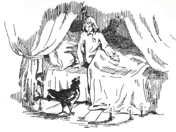 Чёрная курица или подземные жители расскраска