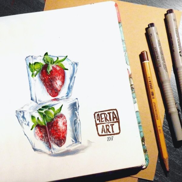 Рисунки для срисовки маркерами простые